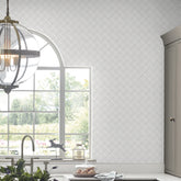 Laura Ashley Mr Jones Paintable Wallpaper White